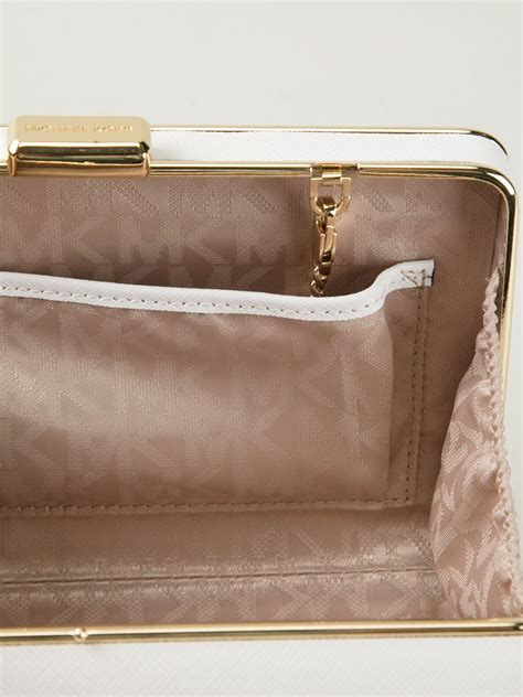 michael kors white clutch|Michael Kors clutch handbags.